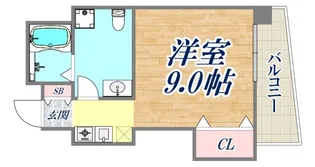 ポルト新神戸【8階】の間取り