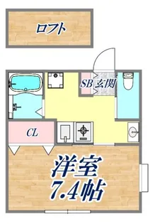 シャルマンメゾン上沢【2階】の間取り