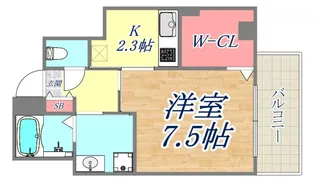 ソレイユ清元【1階】の間取り