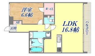 リーガル新神戸パークサイド【8階】の間取り