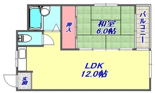 メゾン甲南【1階】の間取り