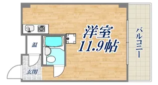 カサベラエステ三宮【8階】の間取り