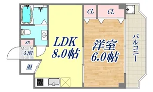 北野町アーバンライフ【1階】の間取り