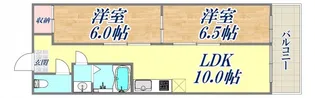 ダイバーシティ神戸長田B棟【4階】の間取り