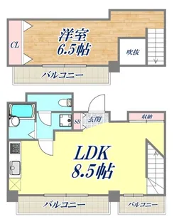 プリオーレ神戸2【9階】の間取り