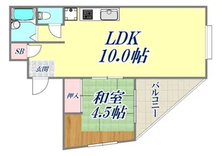 ライトシャルム【4階】の間取り