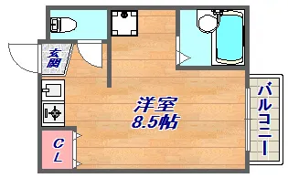 ラムールイワヤ【2階】の間取り