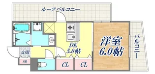 アスヴェルみなと元町Ocean Front【8階】の間取り