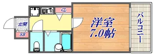 エスリード新神戸【5階】の間取り