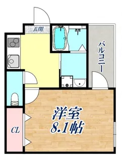 兵庫県神戸市兵庫区本町1丁目【アパート】の間取り