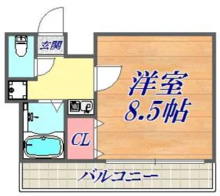 ブランハイム【3階】の間取り