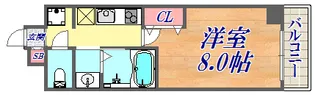 レジデンス神戸グルーブHarborWest【2階】の間取り