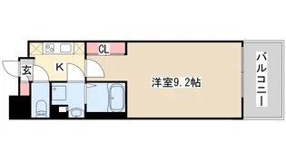 アスヴェル神戸元町2【11階】の間取り