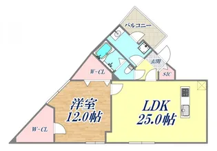 VILLA YUA【3階】の間取り