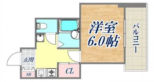 リバティー壱番館【4階】の間取り