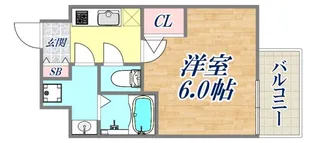 エスリード神戸三宮ヒルズ【2階】の間取り