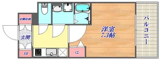 プレサンスKOBEアモーレ【2階】の間取り