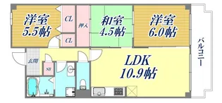 オルテンシアKOBE【3階】の間取り