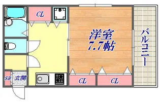 ハーバーステージ神戸【4階】の間取り