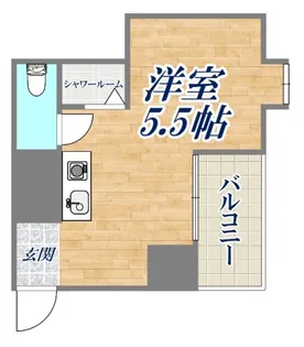 ライオンズマンション神戸【4階】の間取り