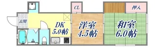 増谷文化【1階】の間取り