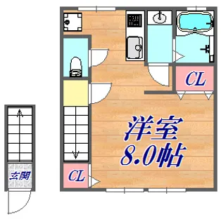 神田ハウス【2階】の間取り