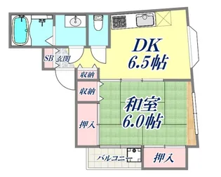 鳴海ビル【2階】の間取り