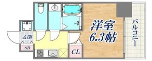 ファステート神戸コンチェール【7階】の間取り