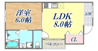 BELLTREE板宿ANNEX A棟【1階】の間取り