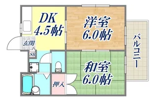 江川マンション【3階】の間取り