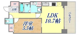 シティタワー神戸三宮【3階】の間取り