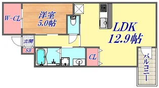 Fuji Garden神楽【5階】の間取り
