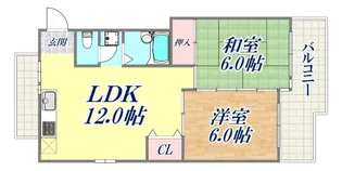 ハイムM2【4階】の間取り