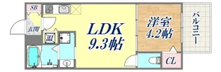 Tre Court 兵庫2【3階】の間取り