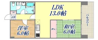 シャトラン山の手【3階】の間取り