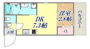 メゾンKPC【2階】の間取り