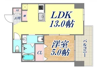 ワコーレ元町山手I.D【4階】の間取り