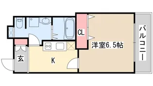 マリス神戸【2階】の間取り