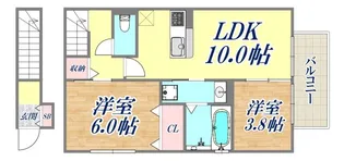 クラヴィーア【2階】の間取り
