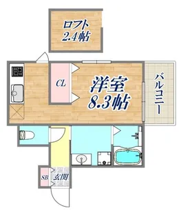 ラディアンレジス観音山【2階】の間取り