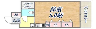 ブルームライフ兵庫【6階】の間取り