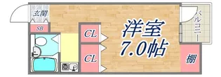 坂口ポートハイツ【3階】の間取り