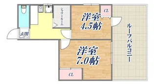 ホワイトハウス【4階】の間取り