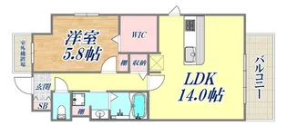 シュロス フォン コウナン【4階】の間取り