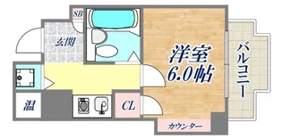 Epta神戸祇園【6階】の間取り