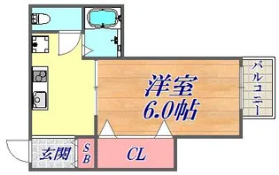 大倉山ハイツC棟【2階】の間取り