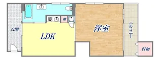 精道アパート【3階】の間取り