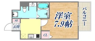 1Kの間取り画像