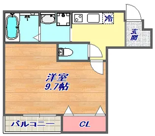 フジパレス灘1番館【303号室】の間取り