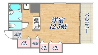 クレストヒル御影【3階】の間取り